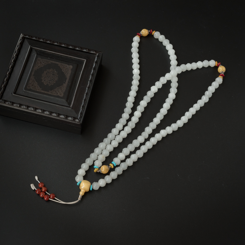 和田玉手串-红掌柜