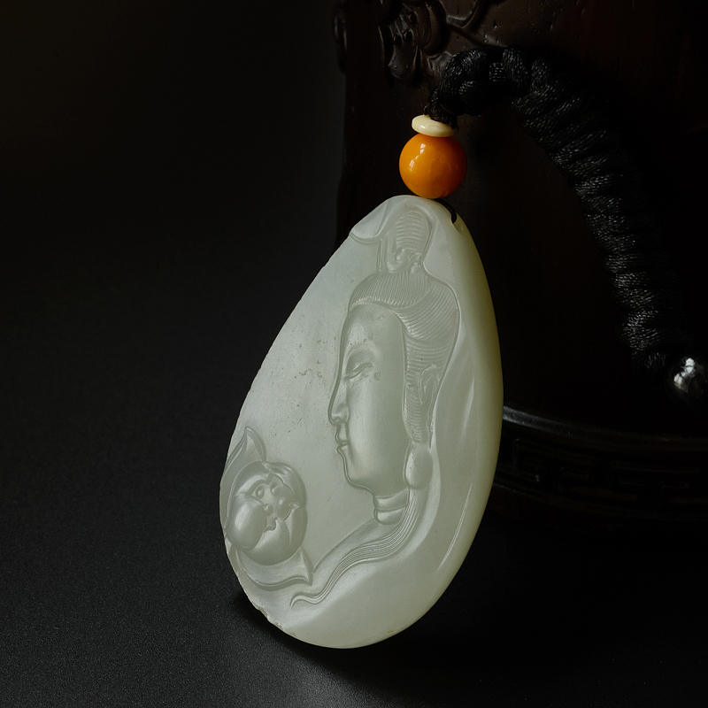 和田玉观音-红掌柜