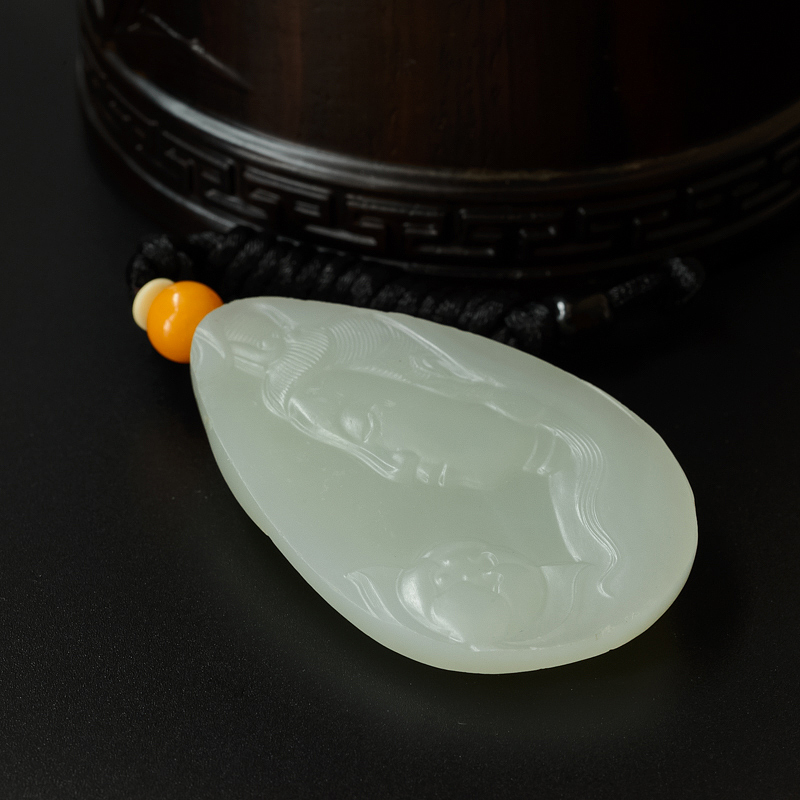 和田玉籽料-红掌柜