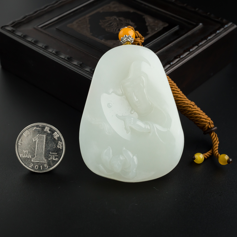 和田玉挂件-红掌柜