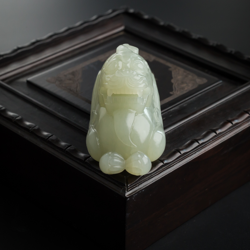 和田玉貔貅吊坠-红掌柜