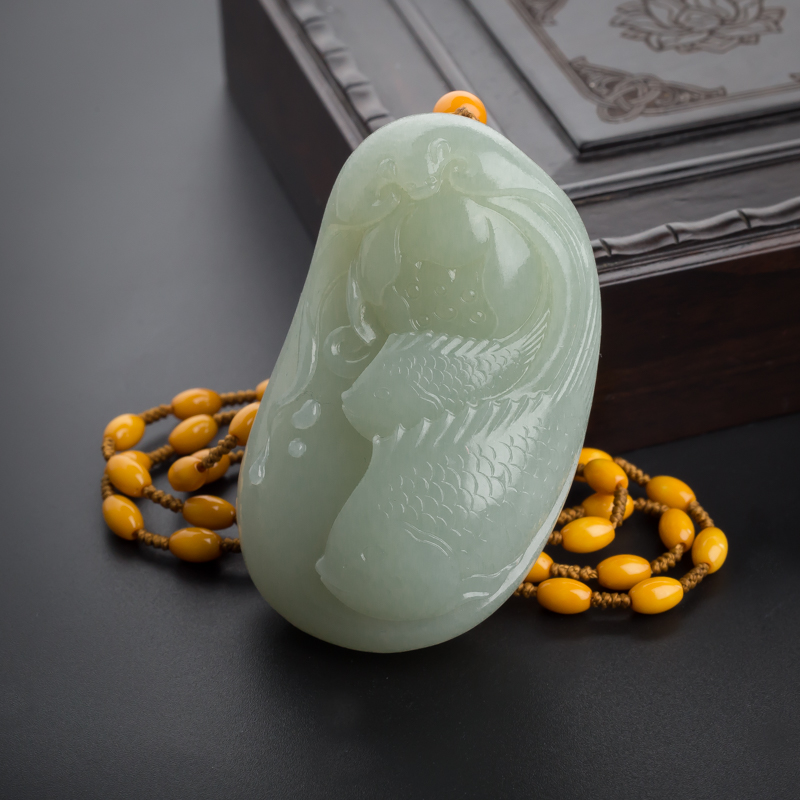 和田玉年年有余-红掌柜