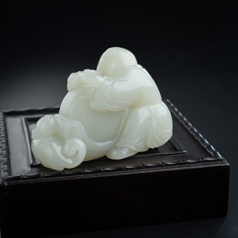 童子击鼓吊坠-红掌柜