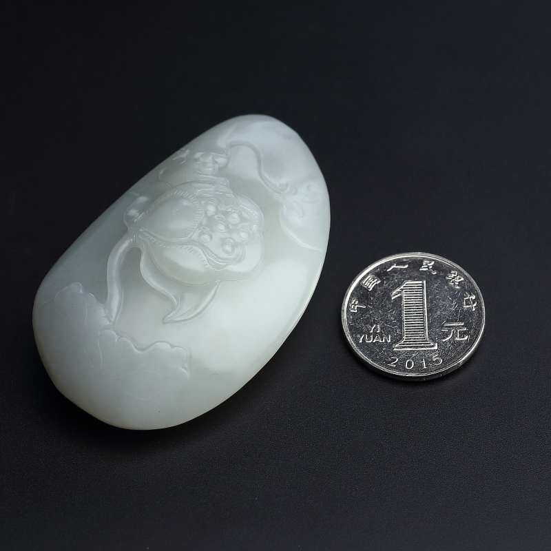 和田莲花挂坠 - 红掌柜