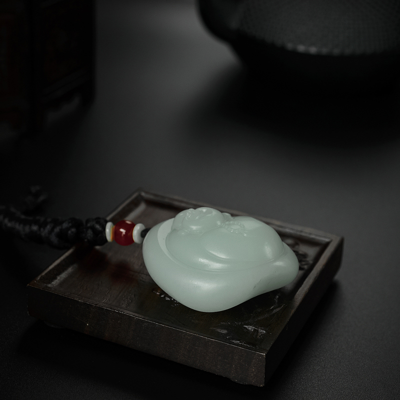 新疆和田玉佛吊坠-红掌柜