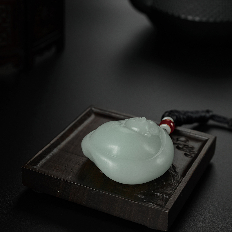 新疆和田玉吊坠-红掌柜