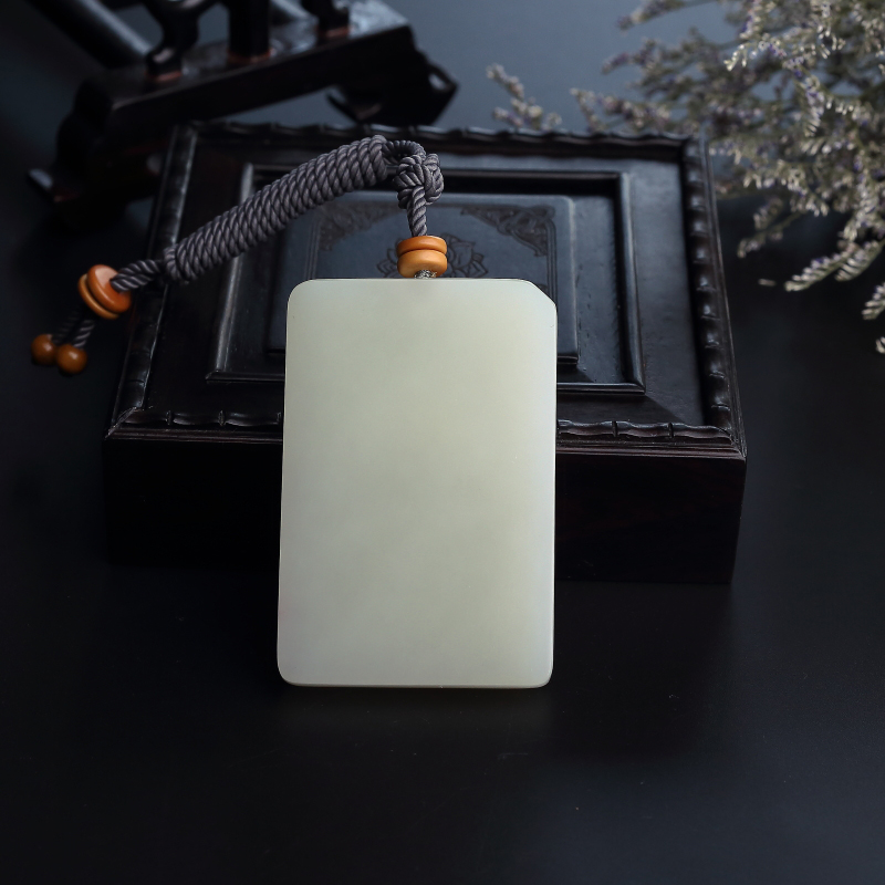 和田玉观音吊坠 - 红掌柜