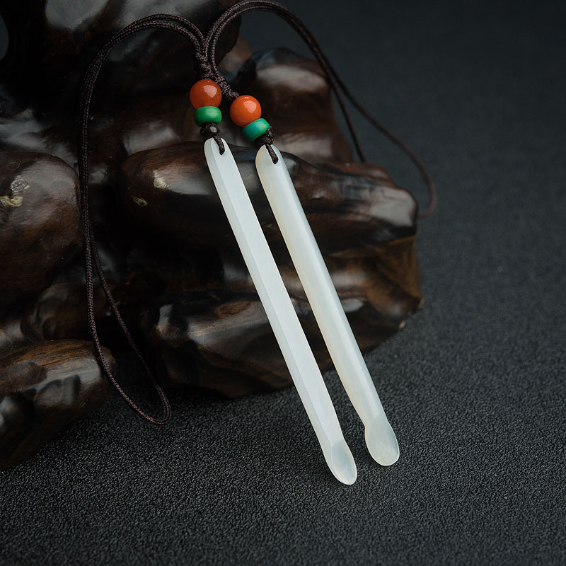 新疆和田白玉耳勺-红掌柜