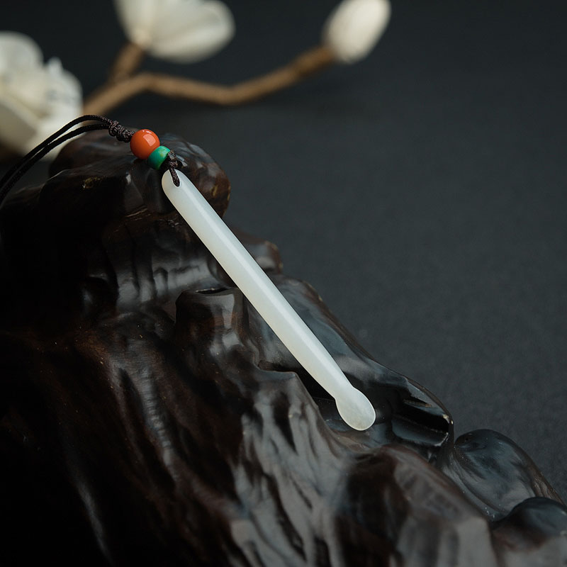 新疆和田白玉耳勺-红掌柜