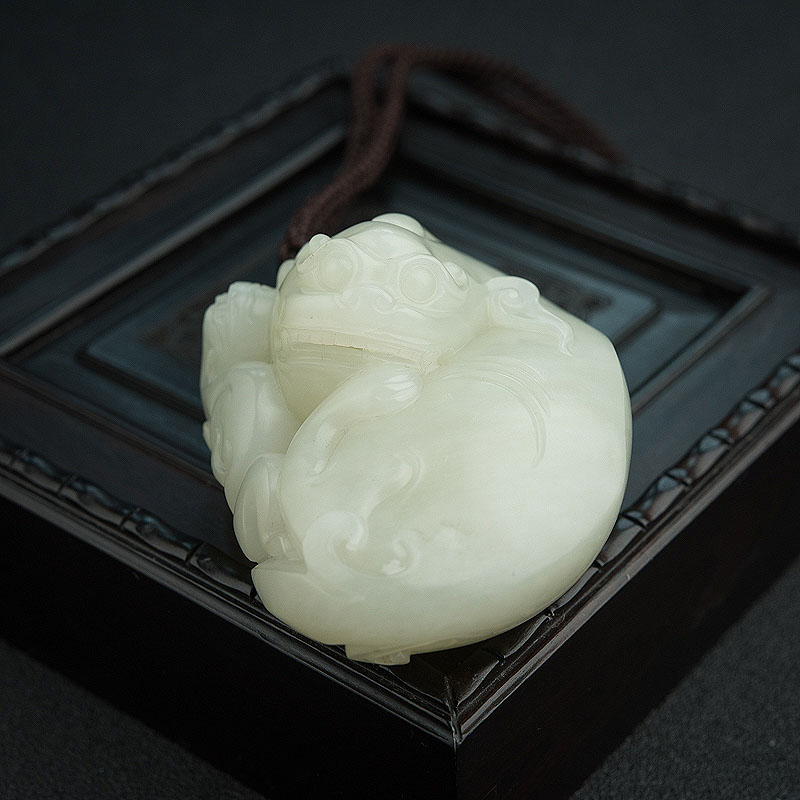 和田玉貔貅吊坠-红掌柜