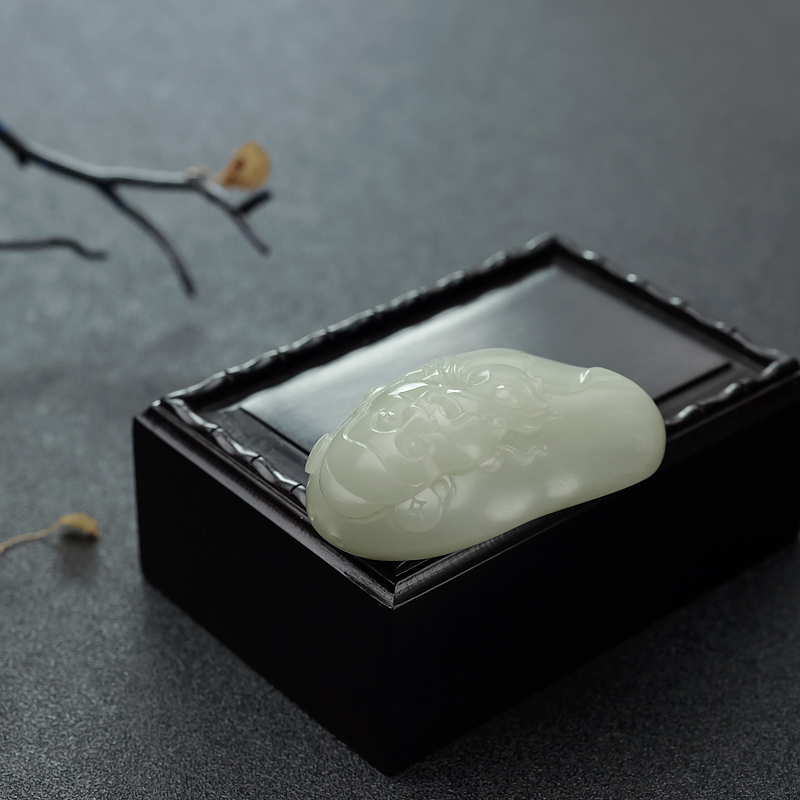 新疆和田籽料吊坠 - 红掌柜