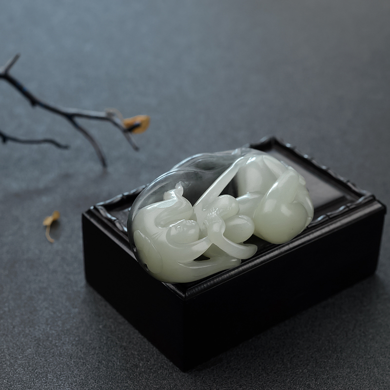 新疆和田玉吊坠 - 红掌柜