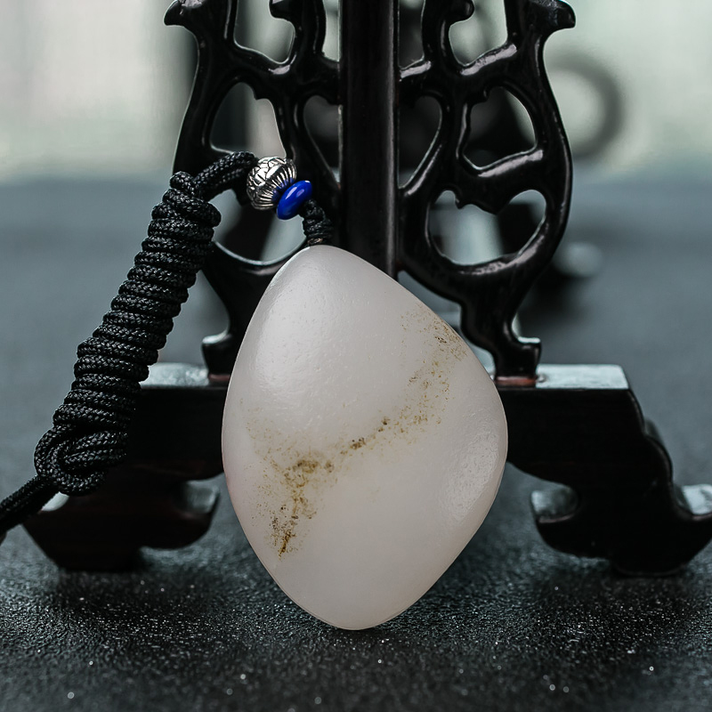 和田玉连年有余吊坠-红掌柜