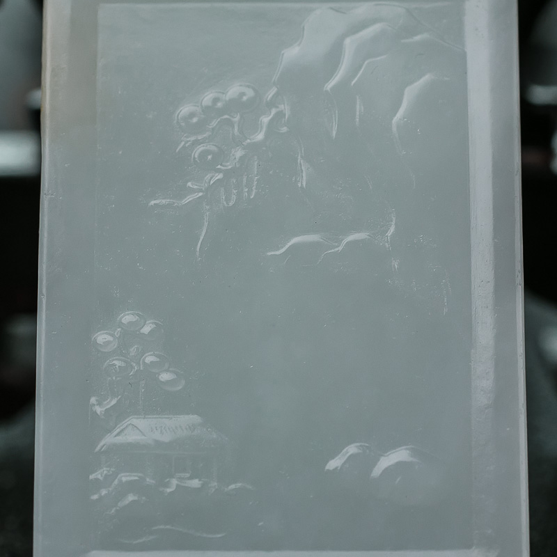 天然和田玉观音吊坠-红掌柜