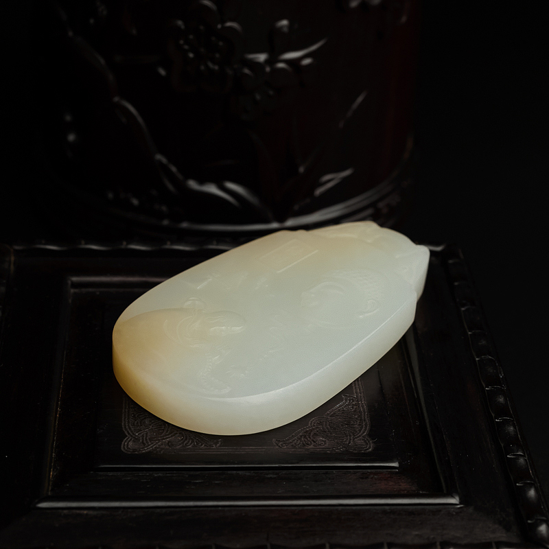 新疆和田玉吊坠 - 红掌柜