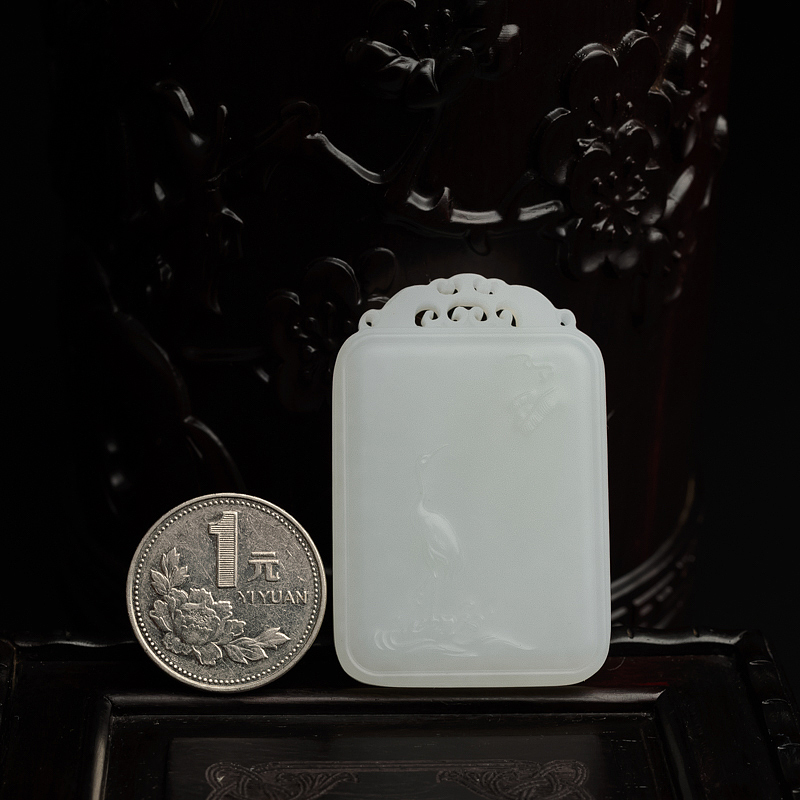 和田玉吊坠 - 红掌柜