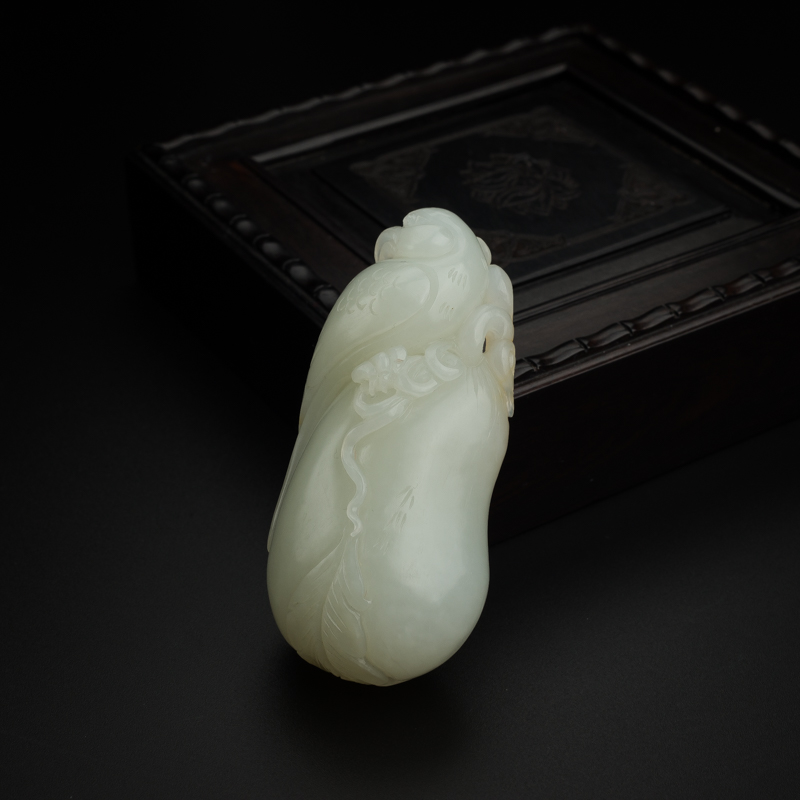 和田玉鸟吊坠 - 红掌柜