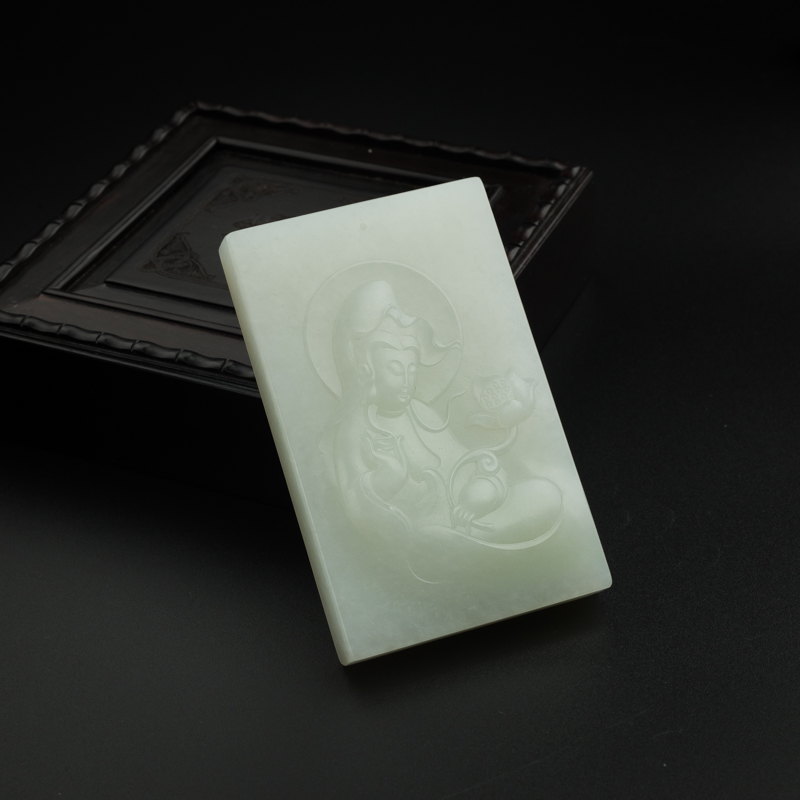 和田玉吊坠-红掌柜