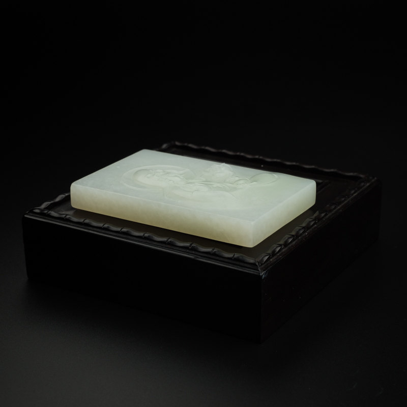 天然和田玉观音吊坠-红掌柜