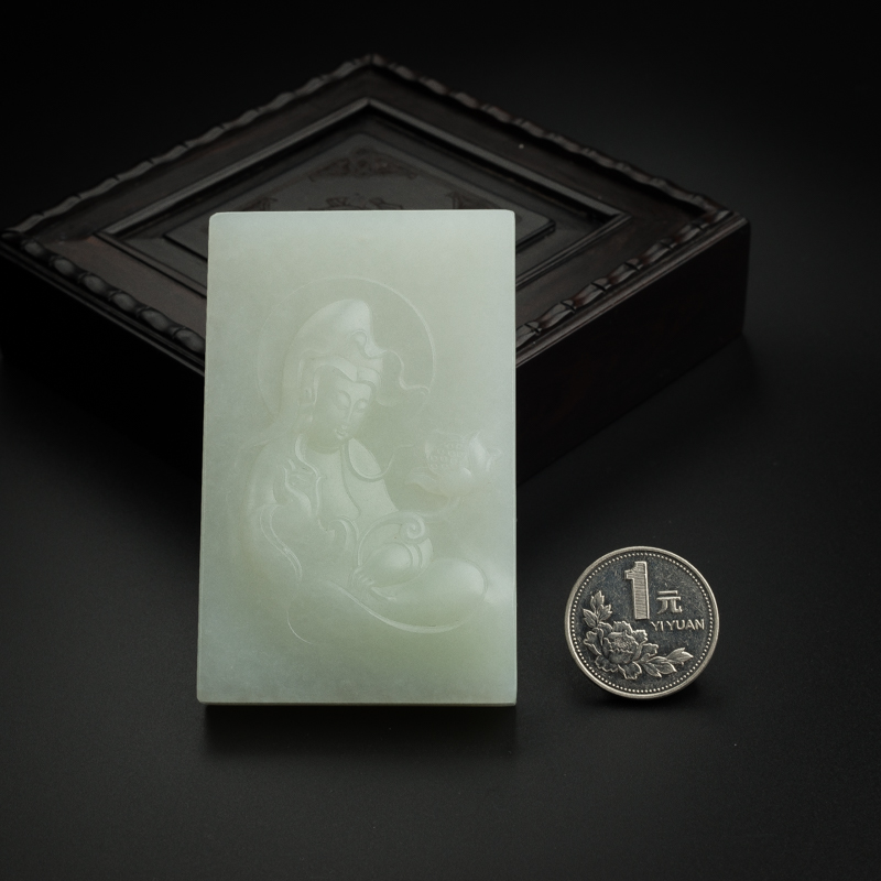 和田玉观音-红掌柜