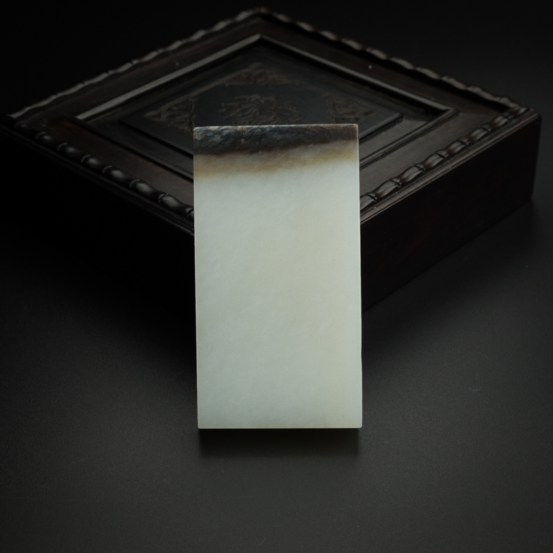 新疆天然和田玉吊坠 - 红掌柜