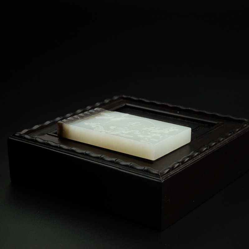 天然和田玉吊坠 - 红掌柜