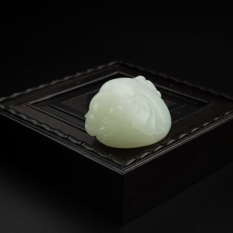 天然和田玉封侯拜相吊坠 - 红掌柜