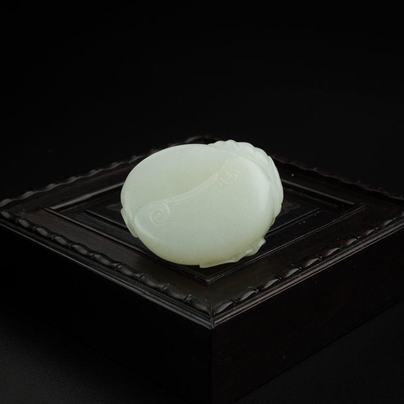 新疆天然和田玉吊坠 - 红掌柜