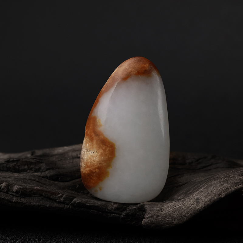 新疆天然和田玉吊坠 - 红掌柜