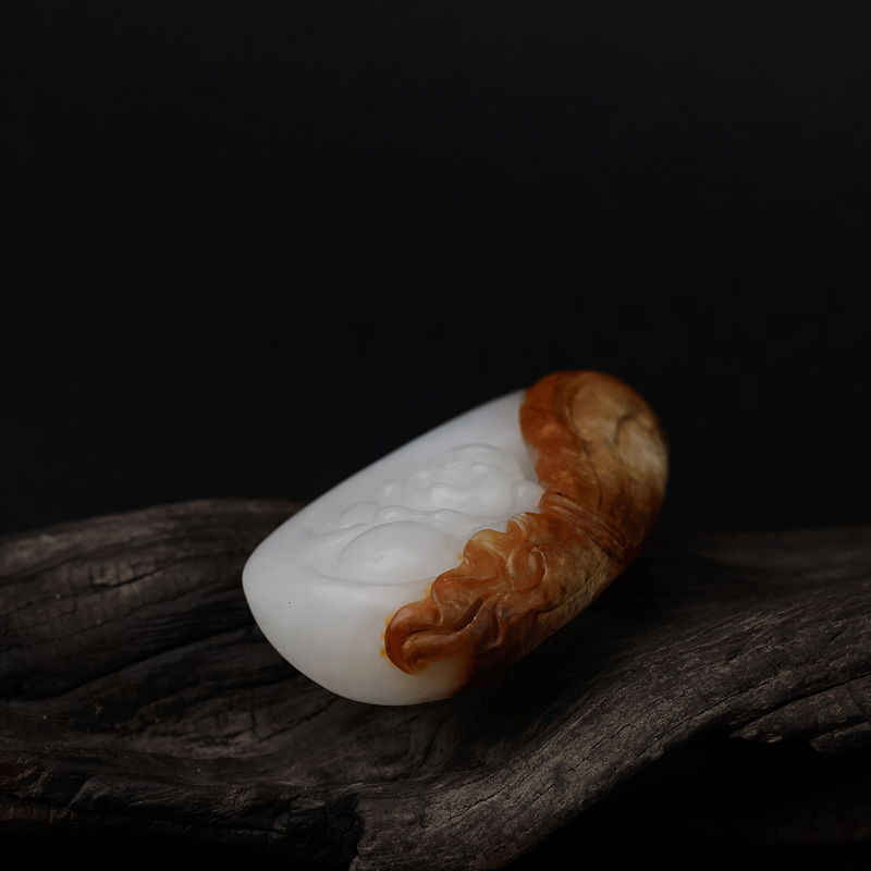 和田玉佛吊坠 - 红掌柜