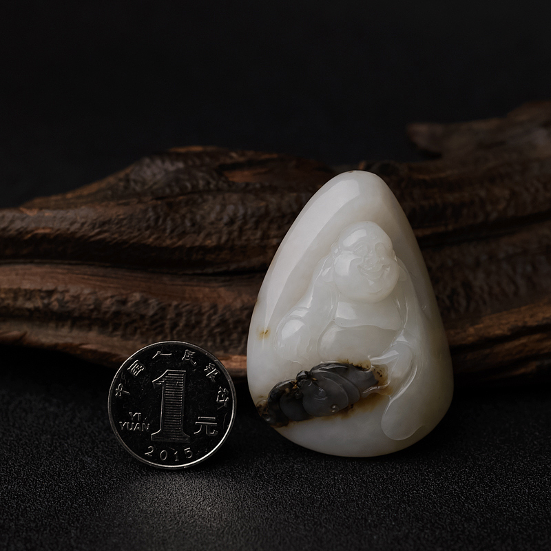 和田玉吊坠 - 红掌柜