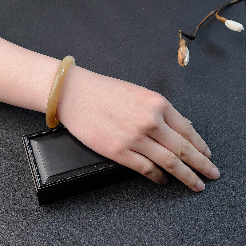 和田玉圆镯-红掌柜