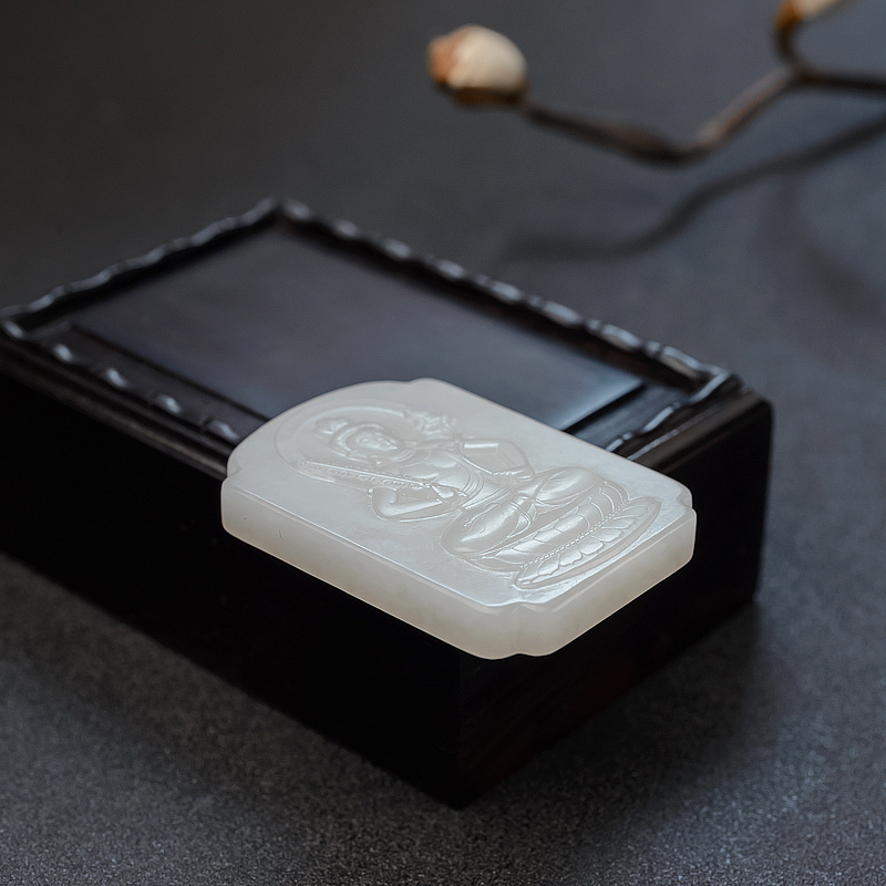 和田玉虚空藏菩萨-红掌柜