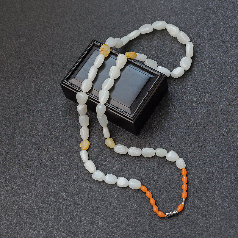 白玉随形项链-红掌柜