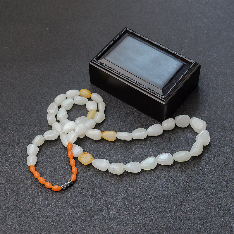 山料白玉随形项链-红掌柜