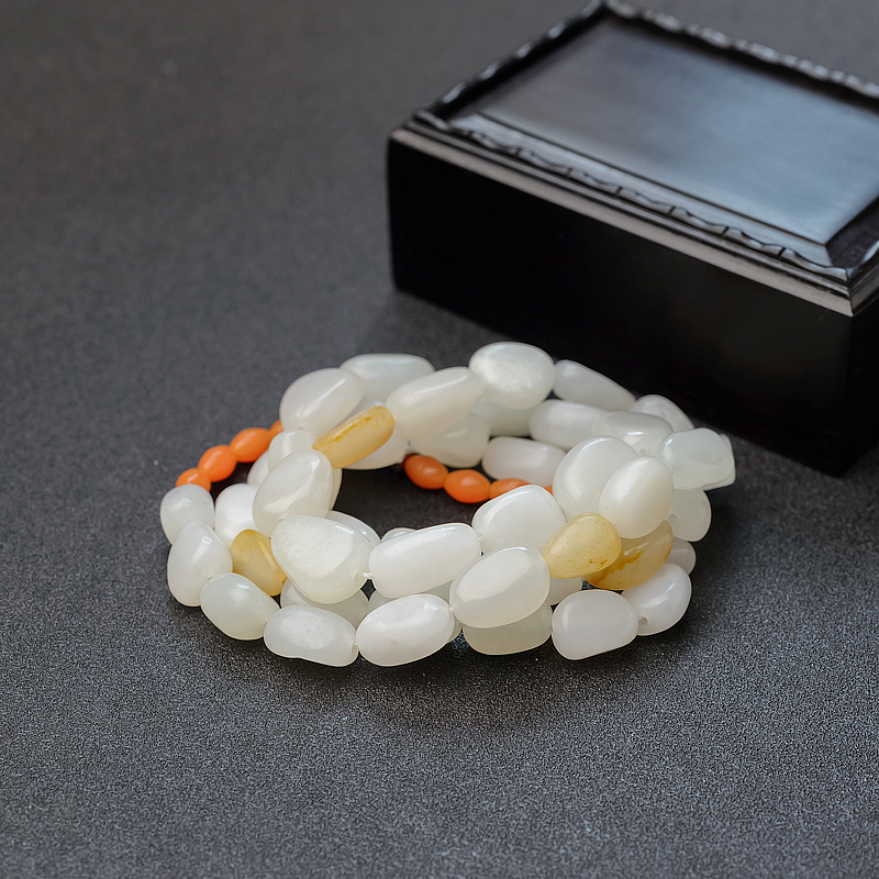 山料白玉项链-红掌柜