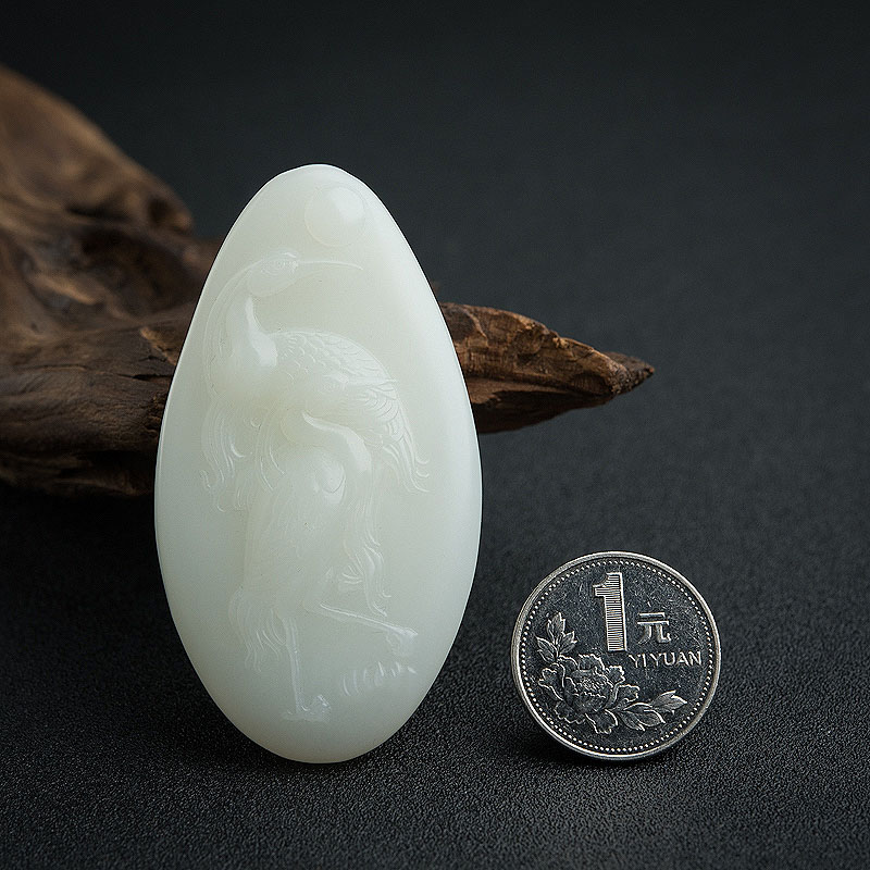 俄料天然和田玉吊坠 - 红掌柜