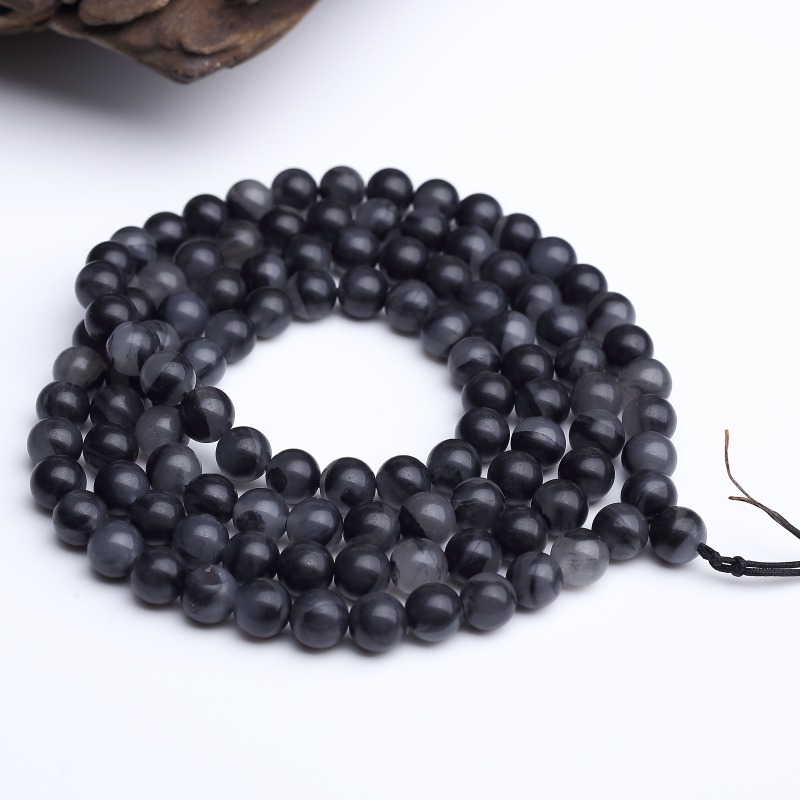 8mm俄料墨玉长链-红掌柜