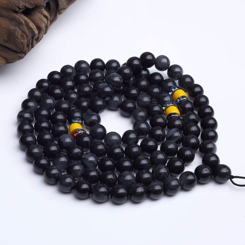 10mm俄料墨玉长链-红掌柜