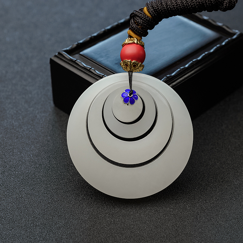 白玉代代有钱吊坠-红掌柜