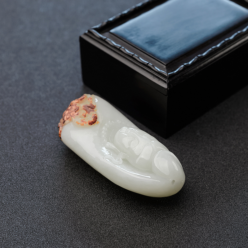 和田玉观音吊坠-红掌柜