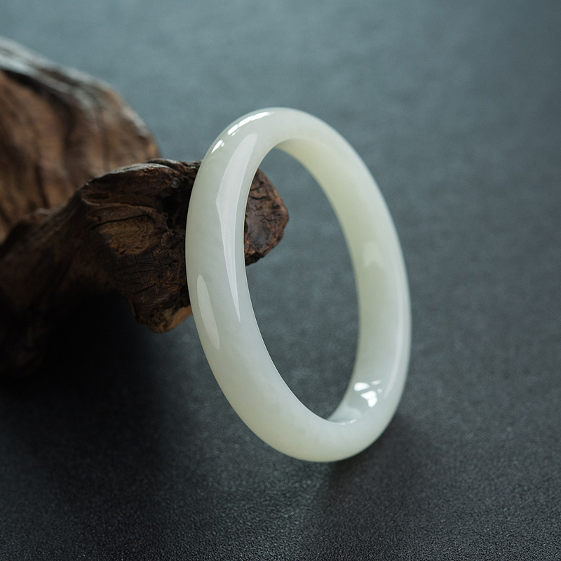 和田白玉平安镯-红掌柜