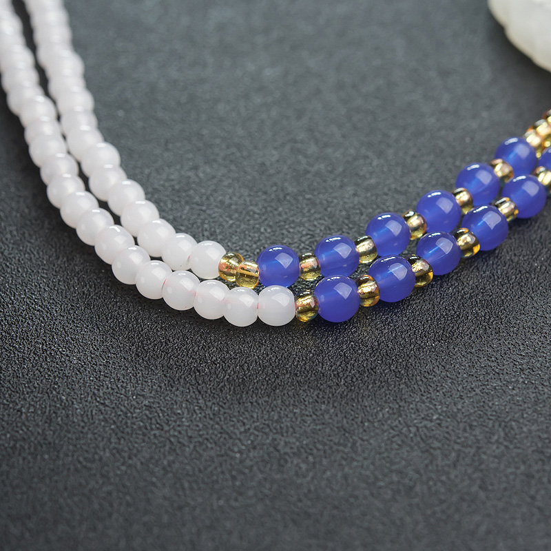 俄罗斯和田白玉镂雕转运轮项链-红掌柜