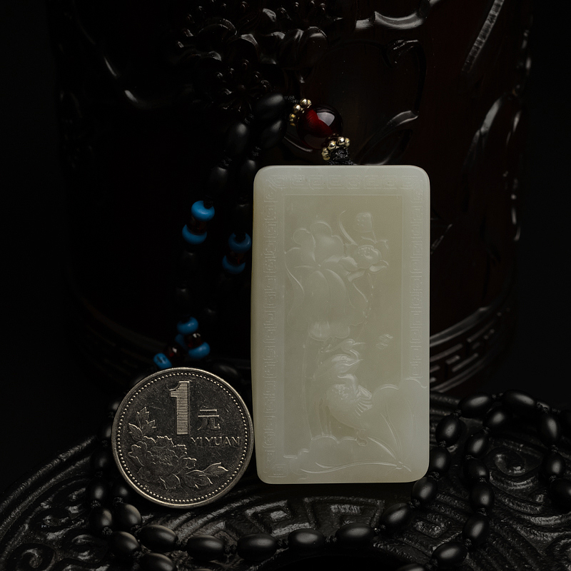 和田玉鹤牌 - 红掌柜