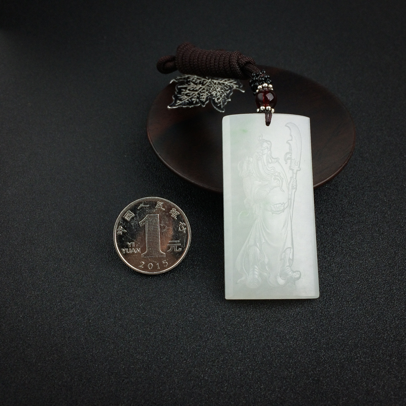 俄料白玉山料吊坠-红掌柜