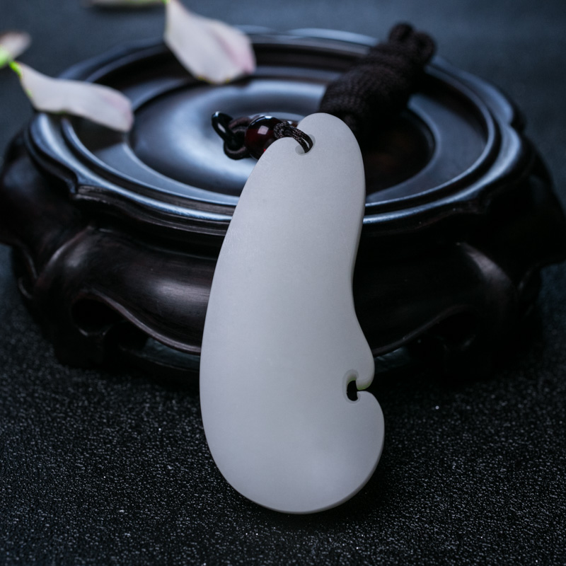 和田玉关公吊坠-红掌柜