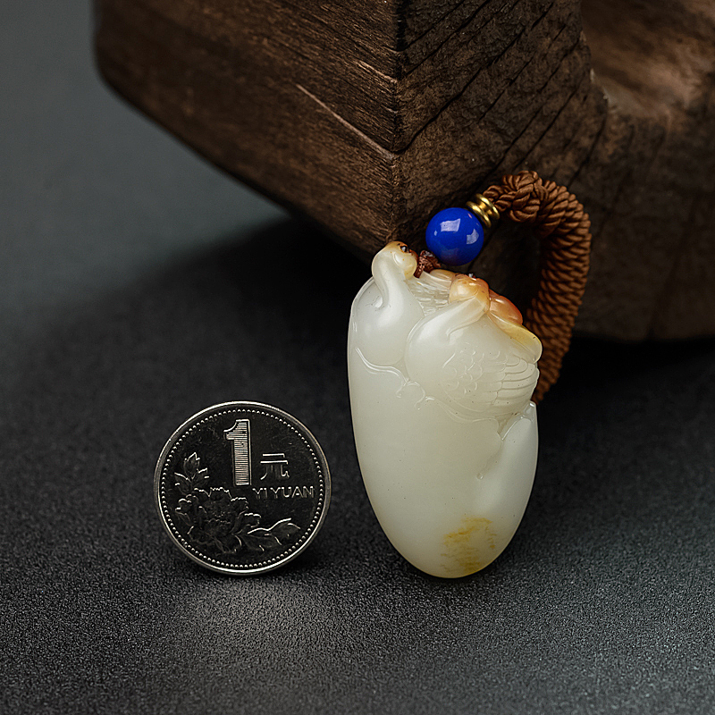 新疆和田玉吊坠 - 红掌柜