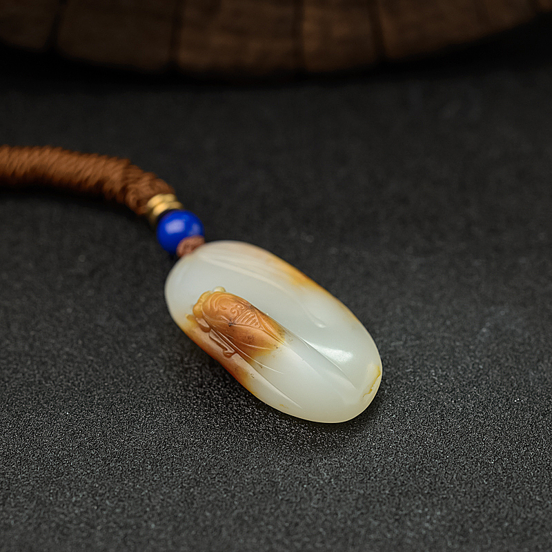 新疆和田玉吊坠 - 红掌柜