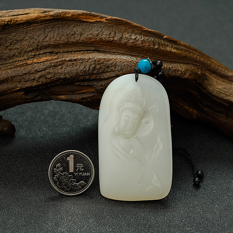 新疆籽料和田白玉吊坠-红掌柜