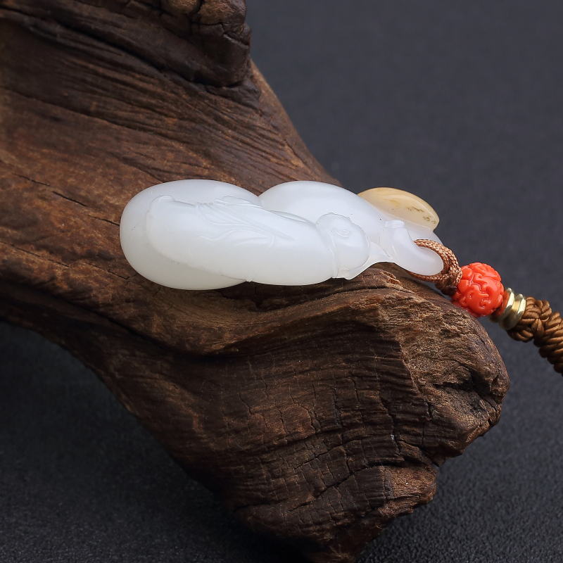 籽料和田玉葫芦吊坠-红掌柜